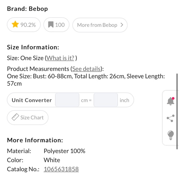 NWT White blouse top - Picture 3 of 4